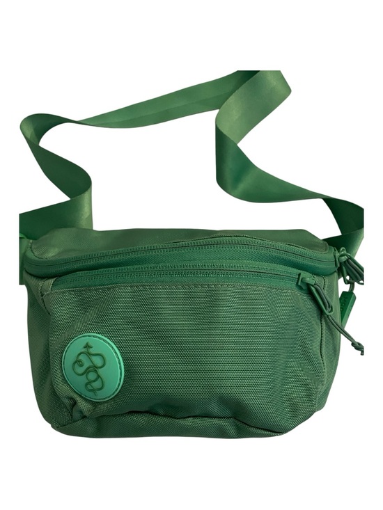 Baboon To The Moon Handbags - Baboon to the Moon♥️Green Crossbody Sling Bag with Embossed Logo Patch